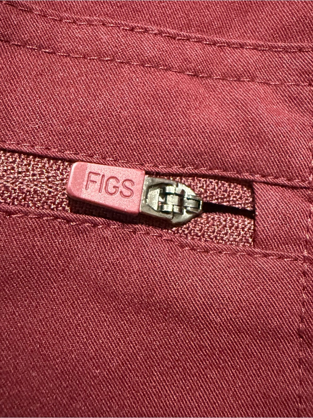 FIGS Maternity Technical Collection Scrub Pants Burgundy High Waisted Jogger S - Picture 4 of 15